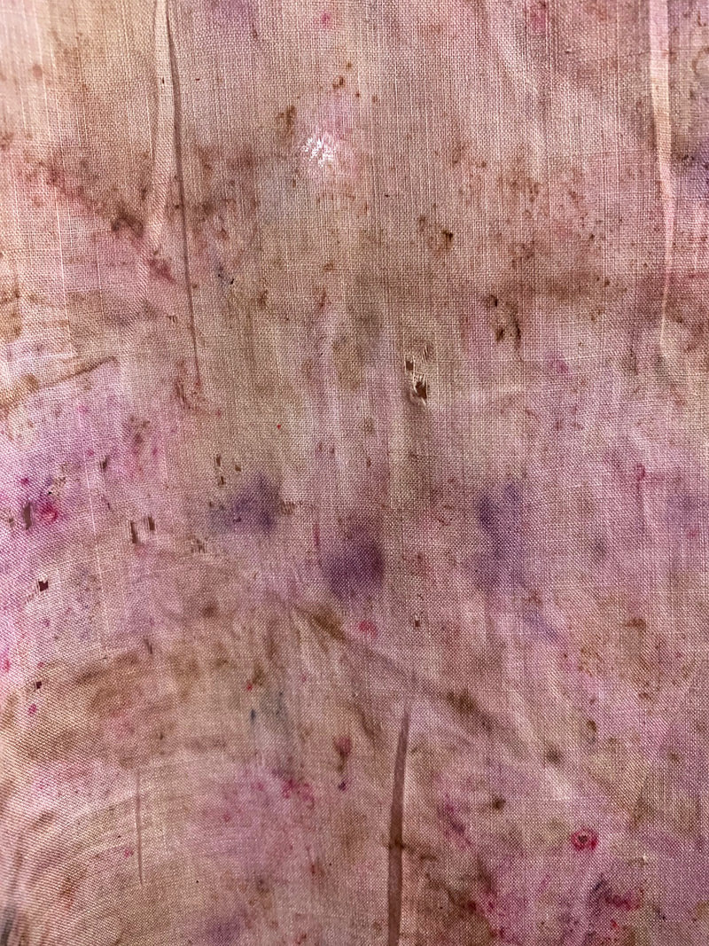 Botanically Dyed Up-Cycled Antique Cotton - Magicking (XL)