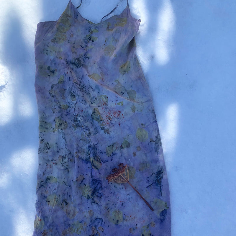 Up-Cycled Vintage Silk Dress - Angelica