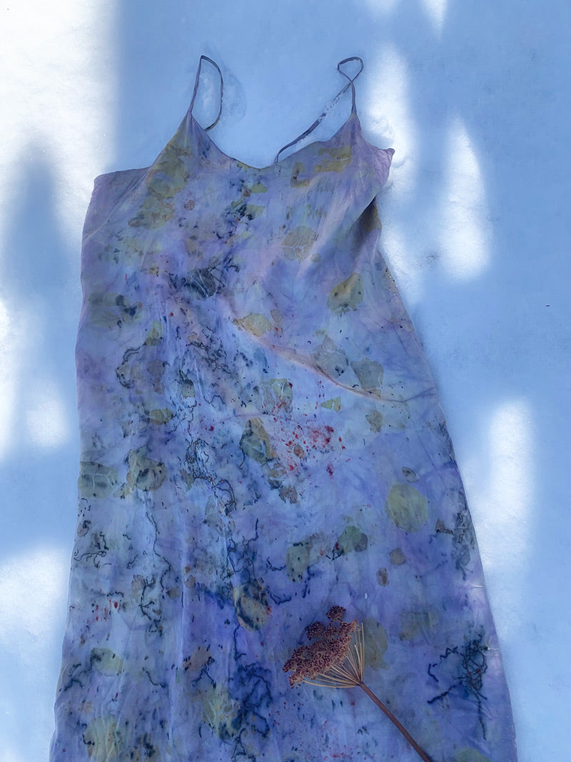 Up-Cycled Vintage Silk Dress - Angelica