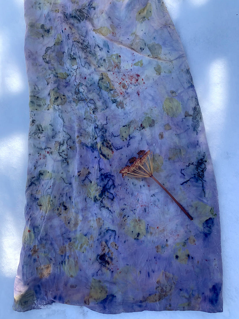 Up-Cycled Vintage Silk Dress - Angelica