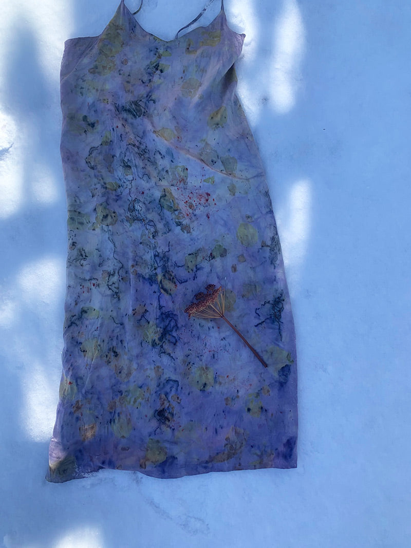 Up-Cycled Vintage Silk Dress - Angelica