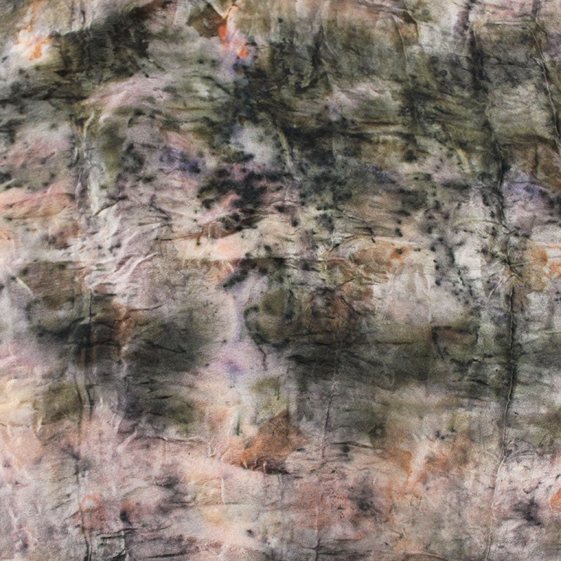 Plant Dyed Bandana/Altar Cloth/Pocket Square - Fall Meadow