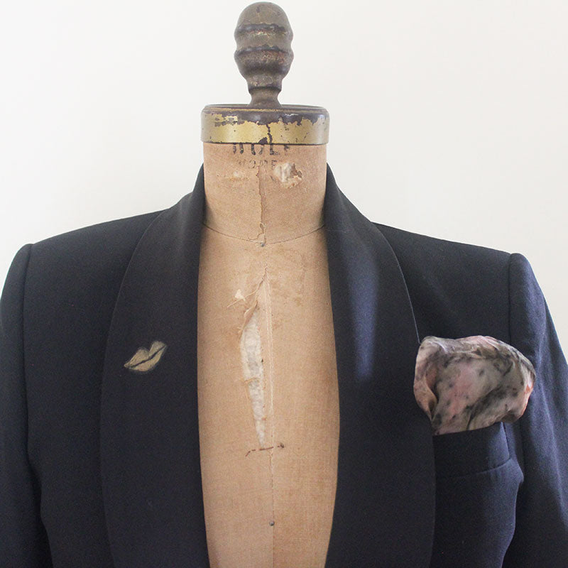 Plant Dyed Bandana/Altar Cloth/Pocket Square - Fall Meadow