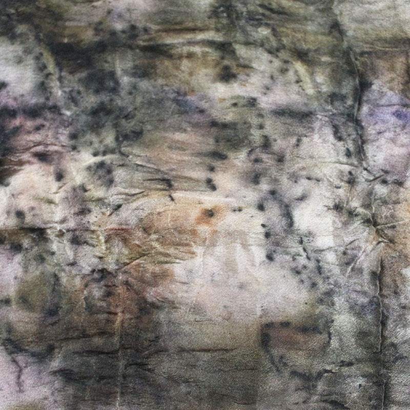 Plant Dyed Bandana/Altar Cloth/Pocket Square - Fall Meadow