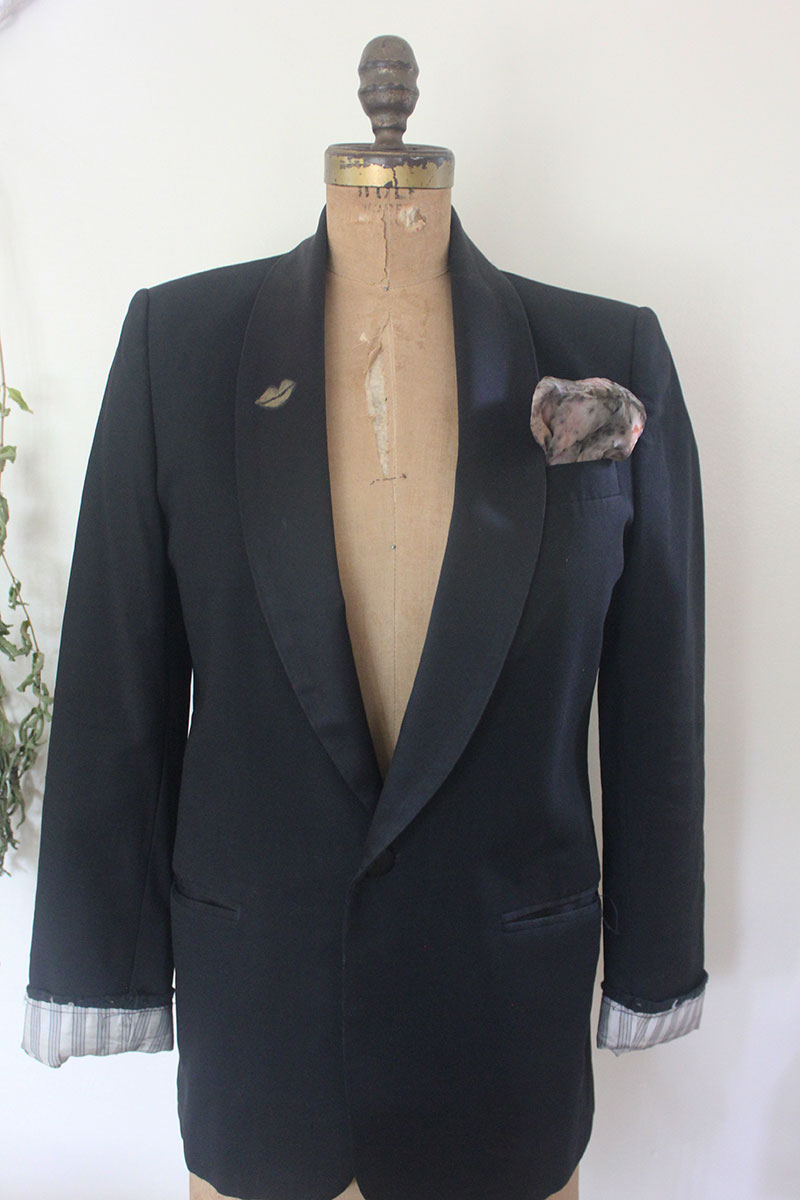 Plant Dyed Bandana/Altar Cloth/Pocket Square - Fall Meadow