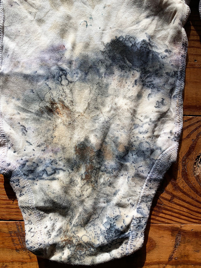 Plant dyed onesie 0-3 months