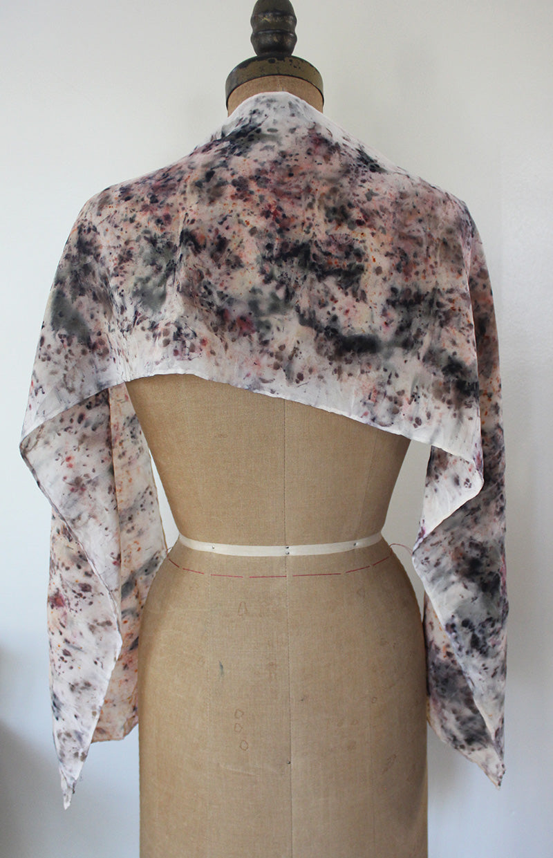 Plant Dyed Silk Scarf