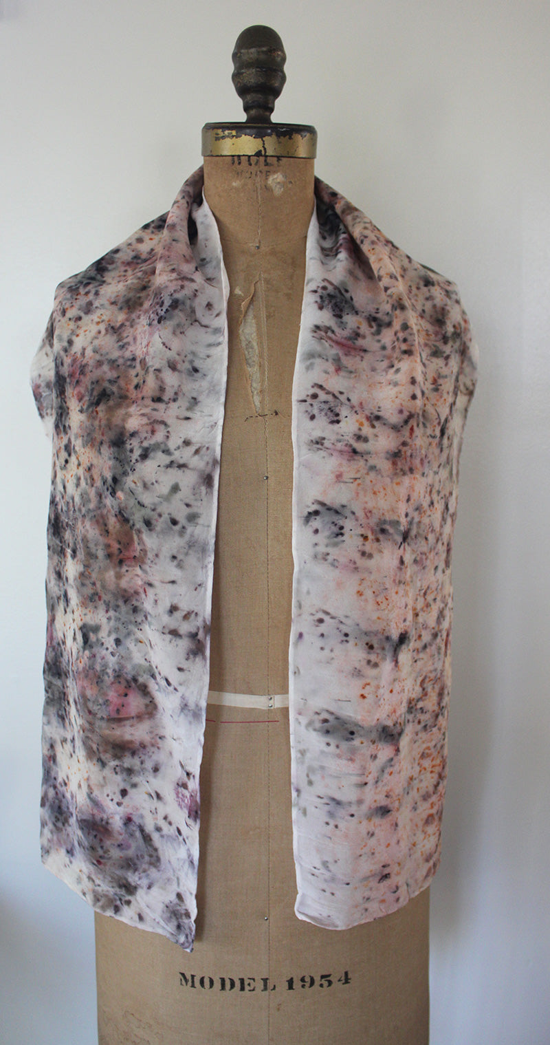 Plant Dyed Silk Scarf