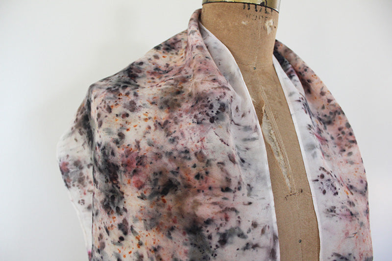 Plant Dyed Silk Scarf