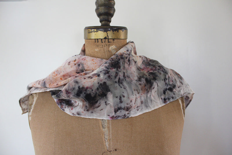 Plant Dyed Silk Scarf
