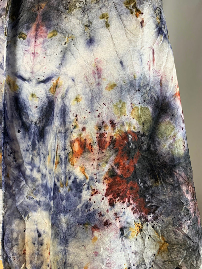 Silk Medicine Shawl - Blue Moon