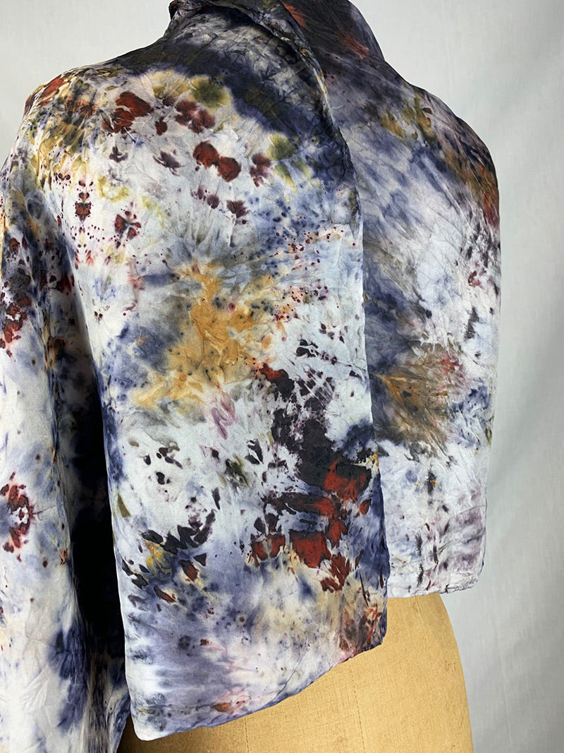 Silk Medicine Shawl - Blue Moon