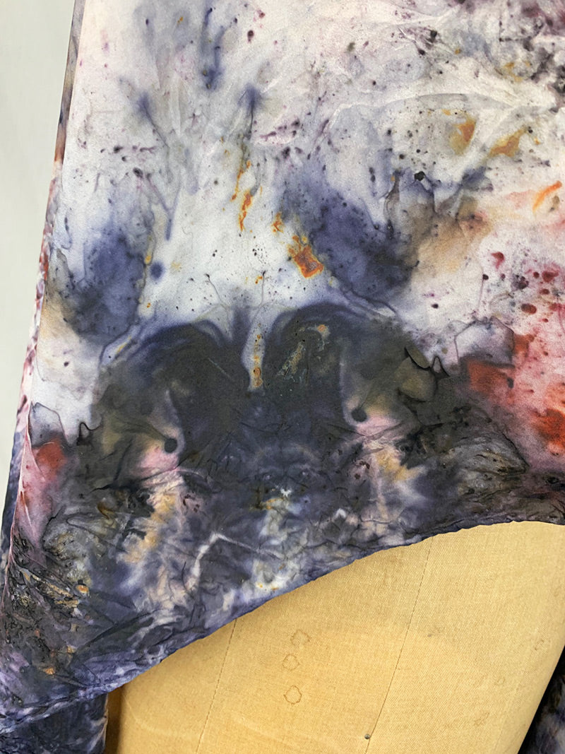 Silk Medicine Shawl - Blue Moon