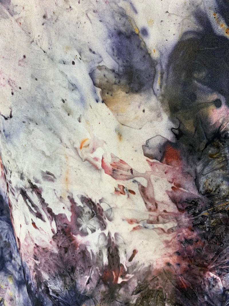 Silk Medicine Shawl - Blue Moon