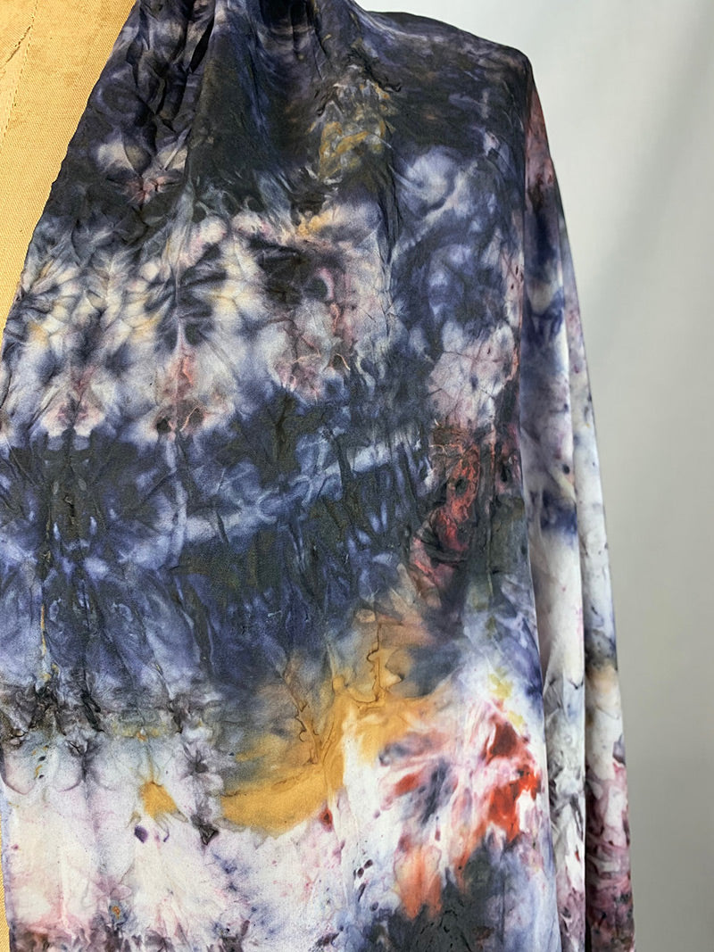 Silk Medicine Shawl - Blue Moon