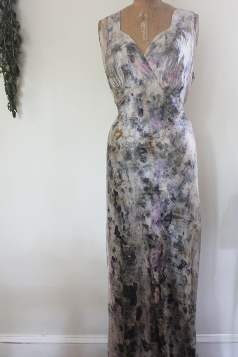 Plant Dyed Vintage Silk Dress - Ceremony