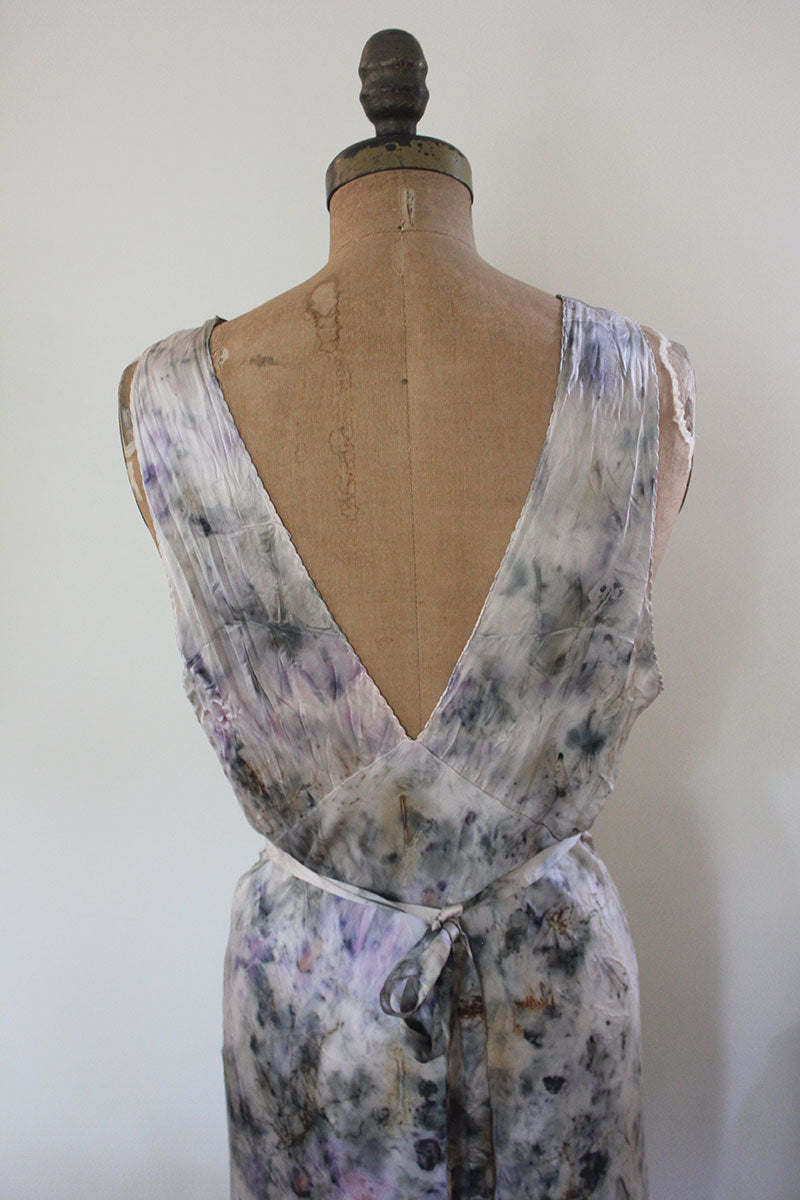 Plant Dyed Vintage Silk Dress - Ceremony