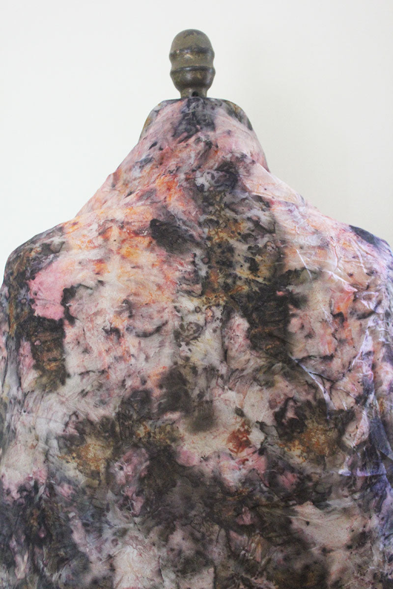 Plant Dyed Silk Shawl - Citrus