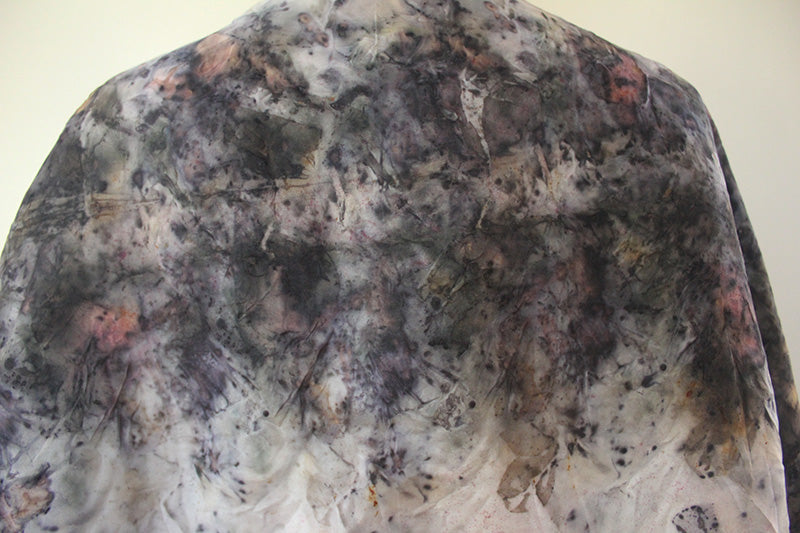 Plant Dyed Silk Scarf ~