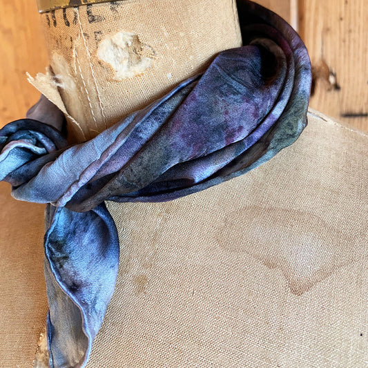 Silk Bandana/Altar Cloth - Forest Dance