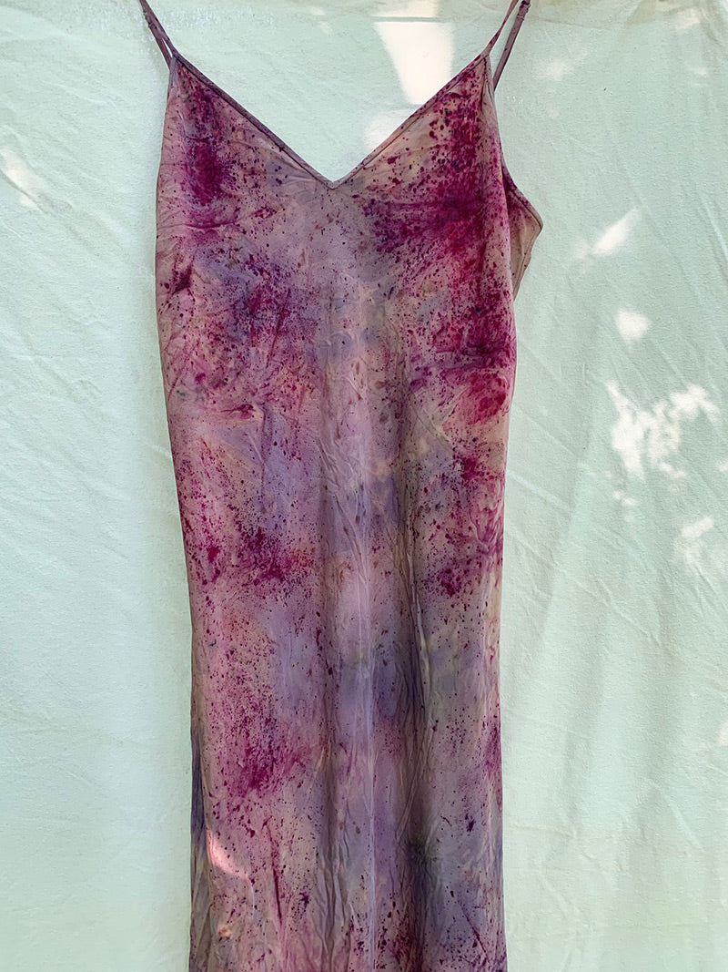 Silk Bias Cut Slip Dress - Fire Goddess