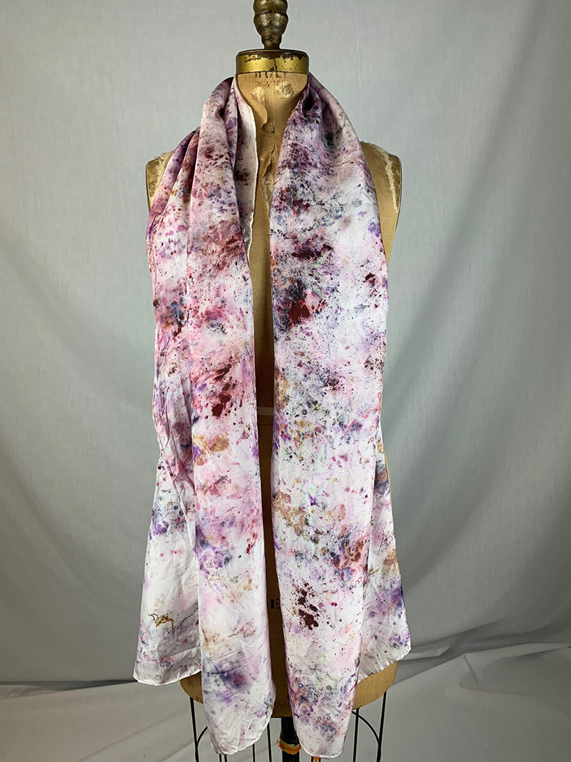 Plant Dyed Silk Shawl - Butterfly