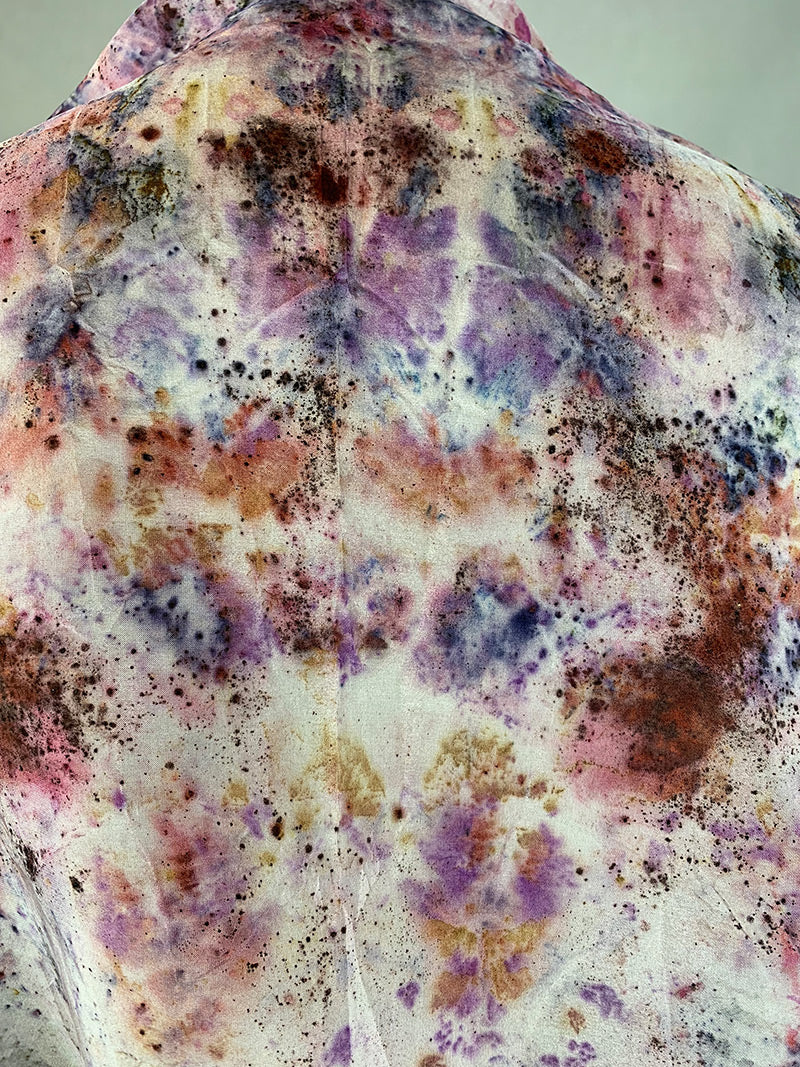 Plant Dyed Silk Shawl - Butterfly