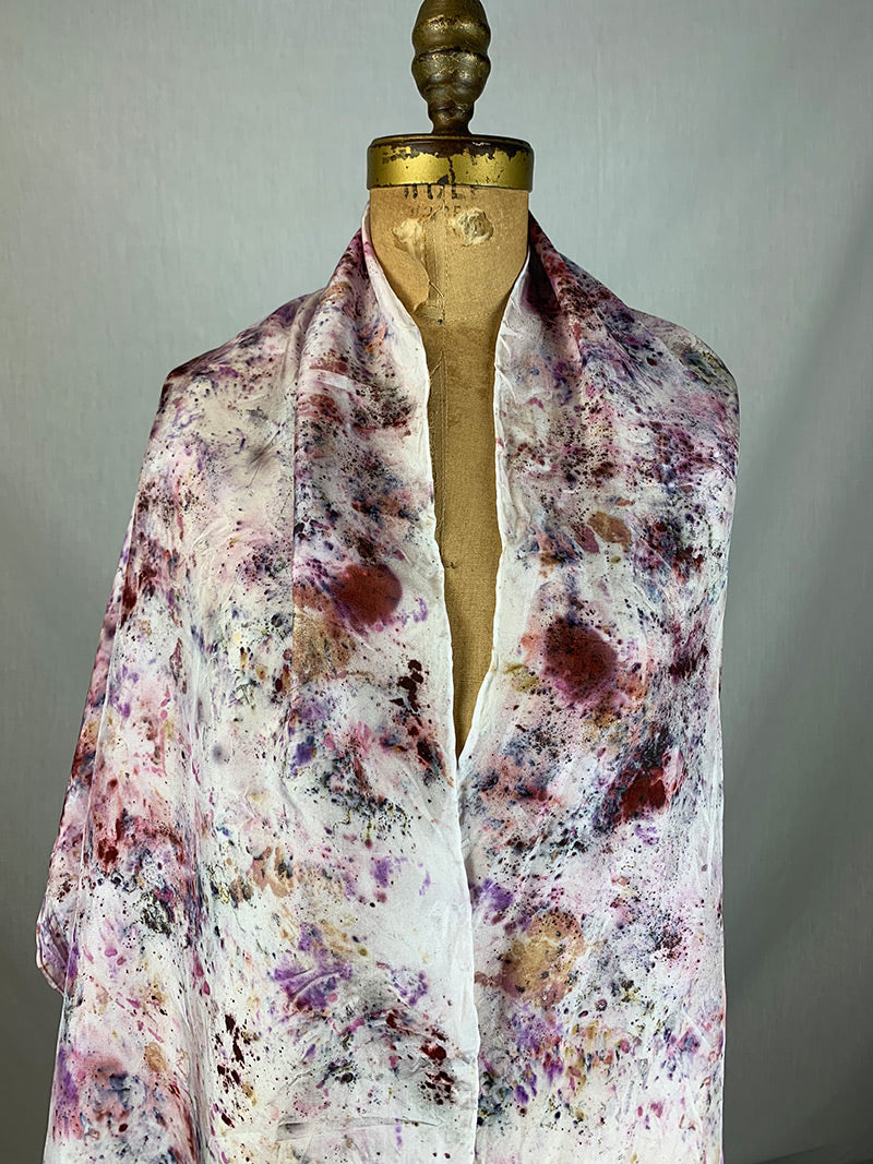 Plant Dyed Silk Shawl - Butterfly