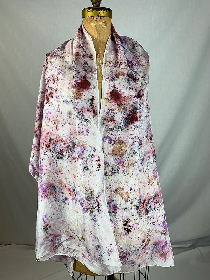 Plant Dyed Silk Shawl - Butterfly