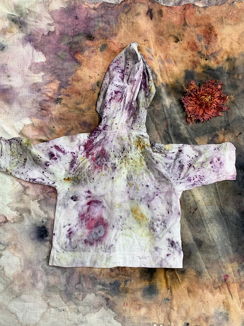Plant Dyed Cotton Hoodie - 2T