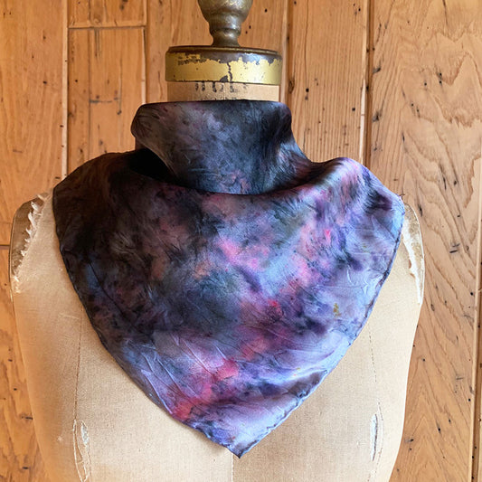 Silk Bandana/Altar Cloth - Wild Flower Fields