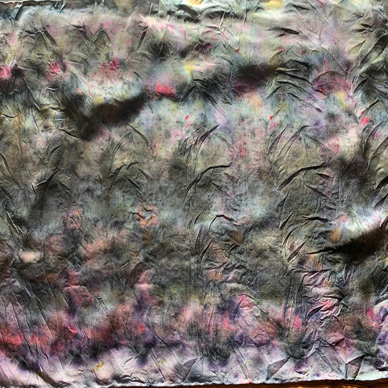 Silk Bandana/Altar Cloth - Wild Flower Fields