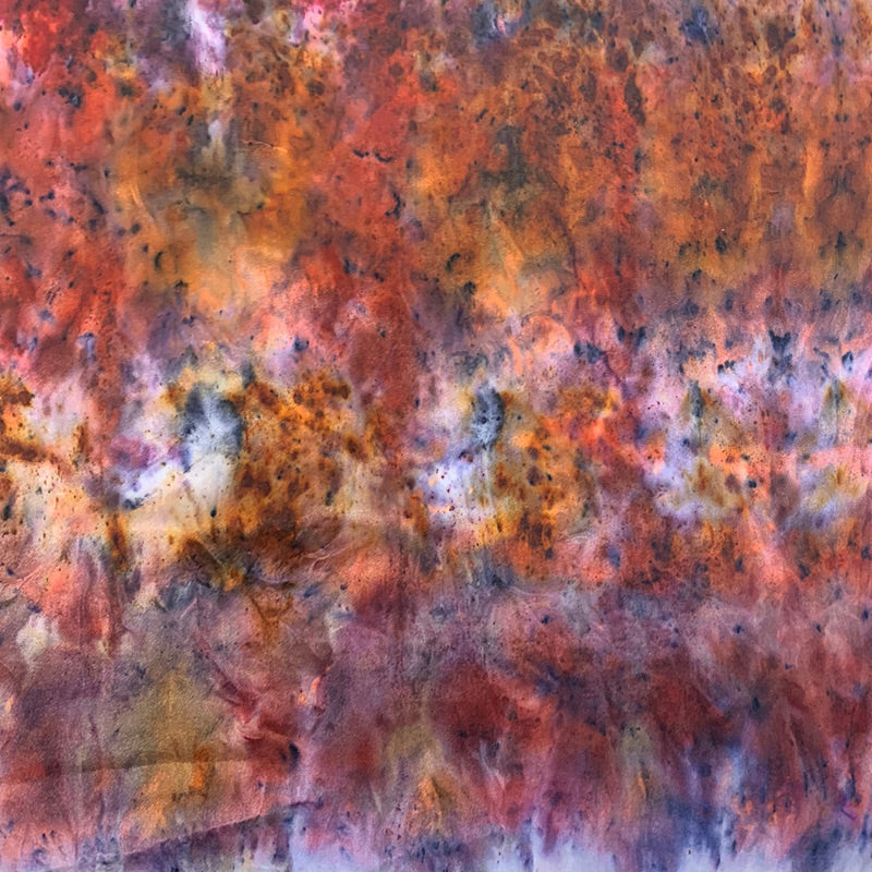 Silk Bandana / Altar Cloth - Fire Opal