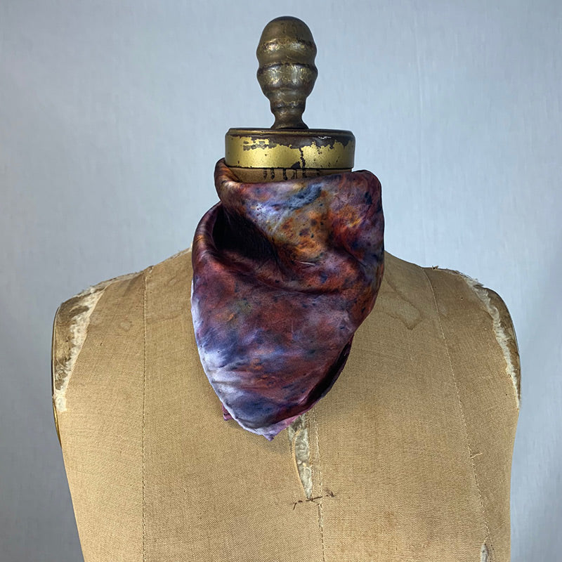 Silk Bandana / Altar Cloth - Fire Opal