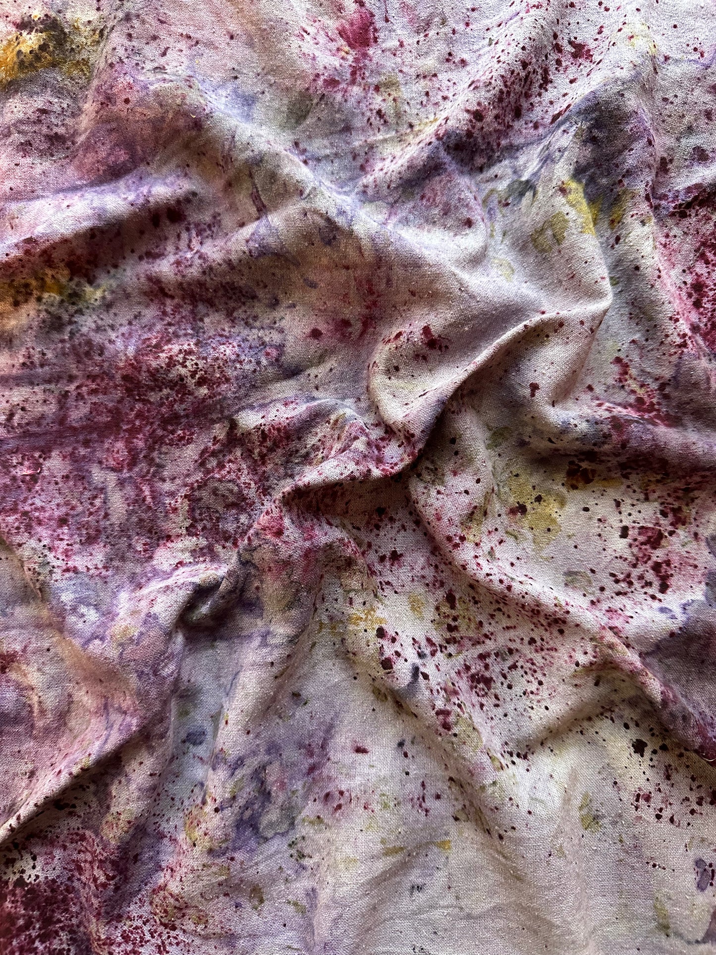 Raw Silk Bandana / Altar Cloth- glory star