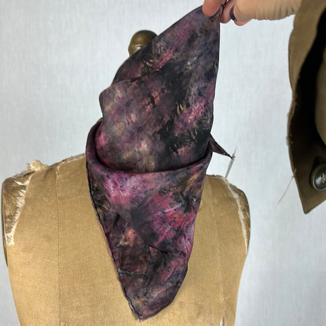 Silk bandana / altar cloth- self luminous