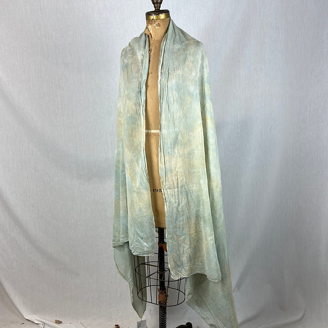 Organic cotton shawl-Deep Sea Goddess