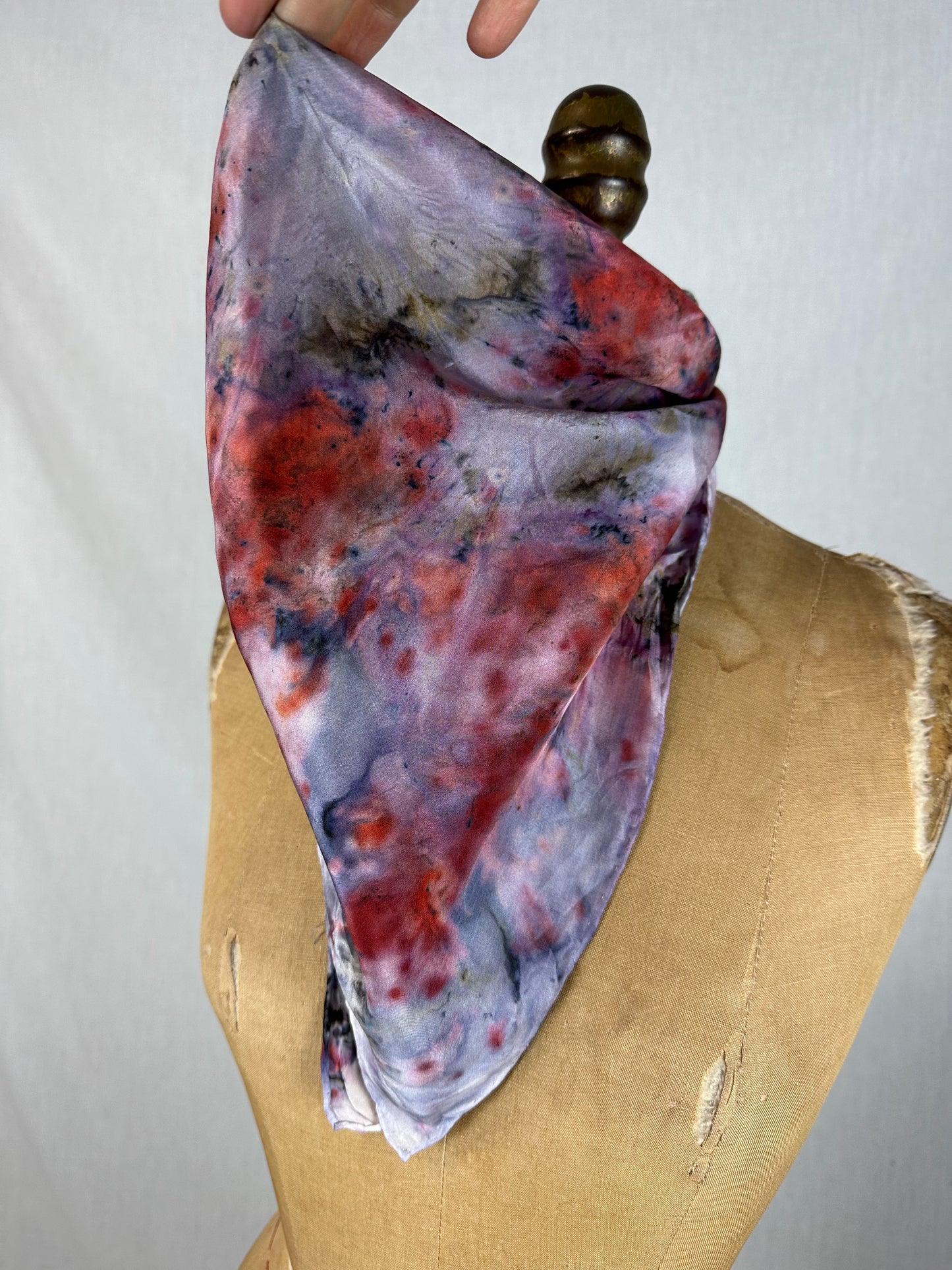Silk bandanna / altar cloth- light worker
