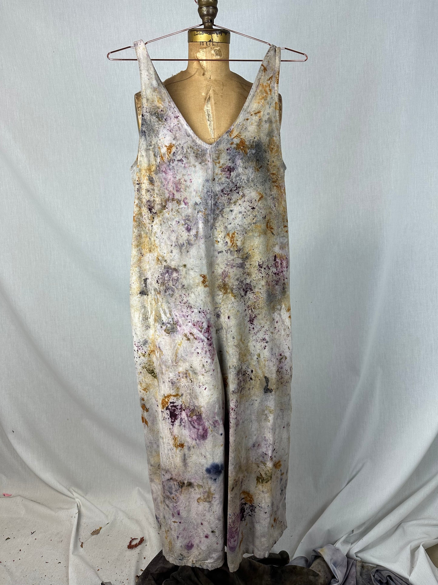 Raw Silk Jumpsuit - Full Of Joy