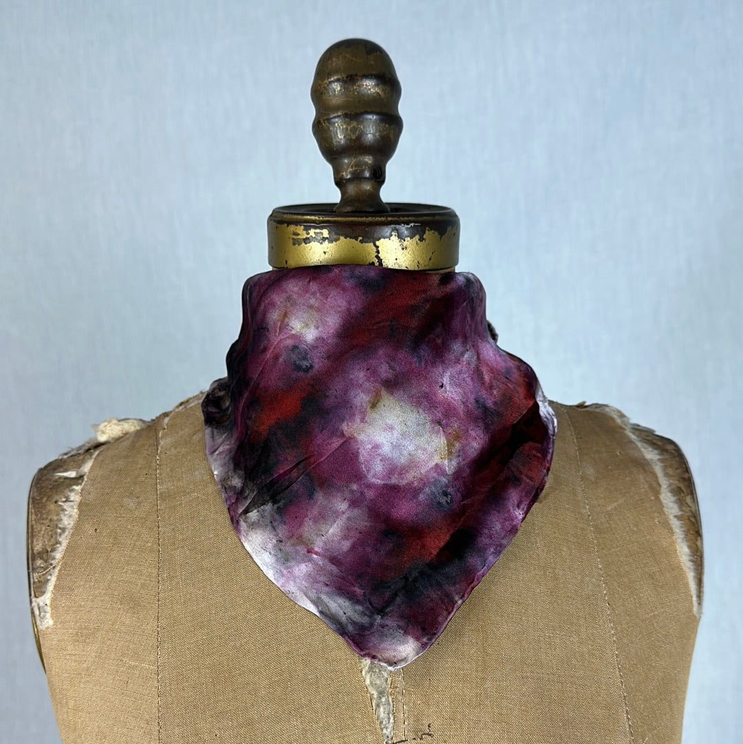 Silk bandana / altar cloth- shadow magic