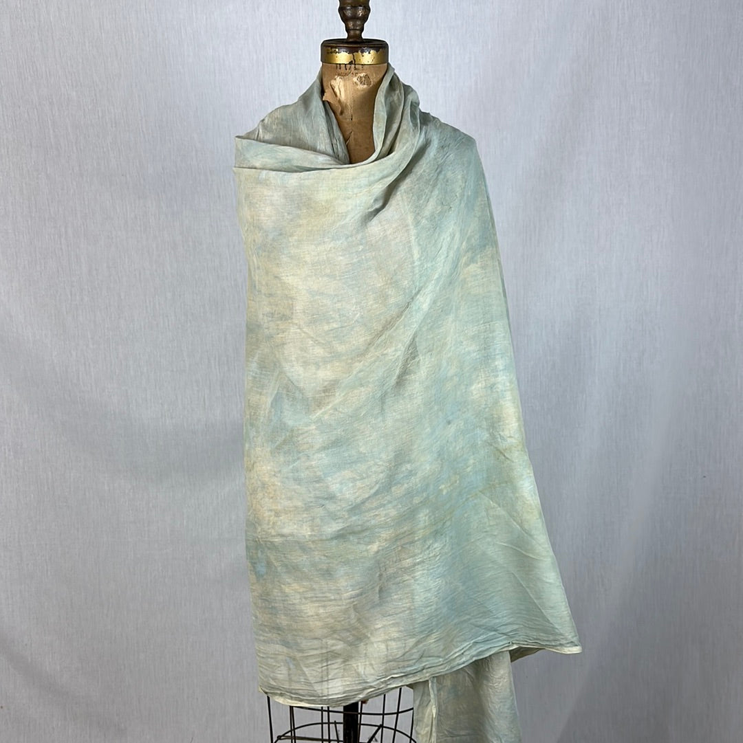 Organic cotton shawl-Deep Sea Goddess