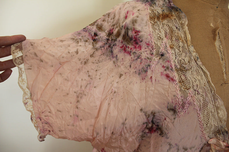 Plant Dyed Vintage Silk