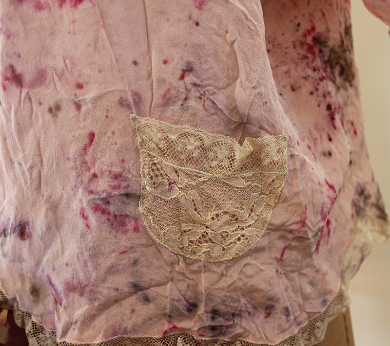 Plant Dyed Vintage Silk