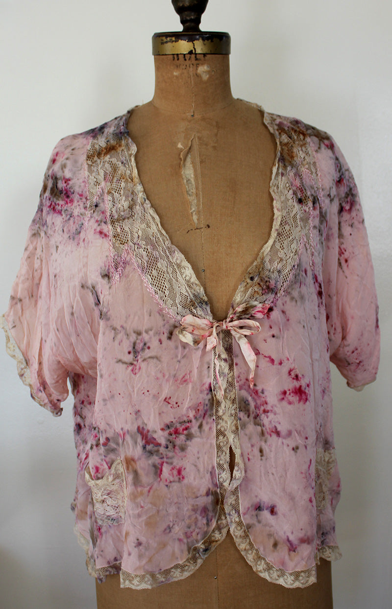 Plant Dyed Vintage Silk