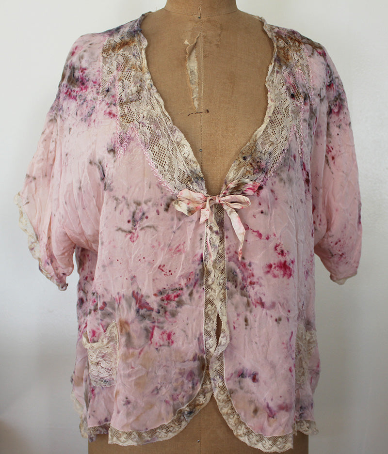 Plant Dyed Vintage Silk