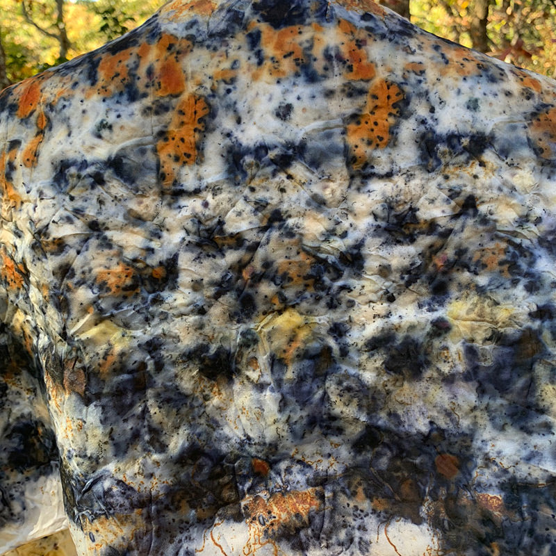 Plant Dyed Silk Scarf - Komorebi