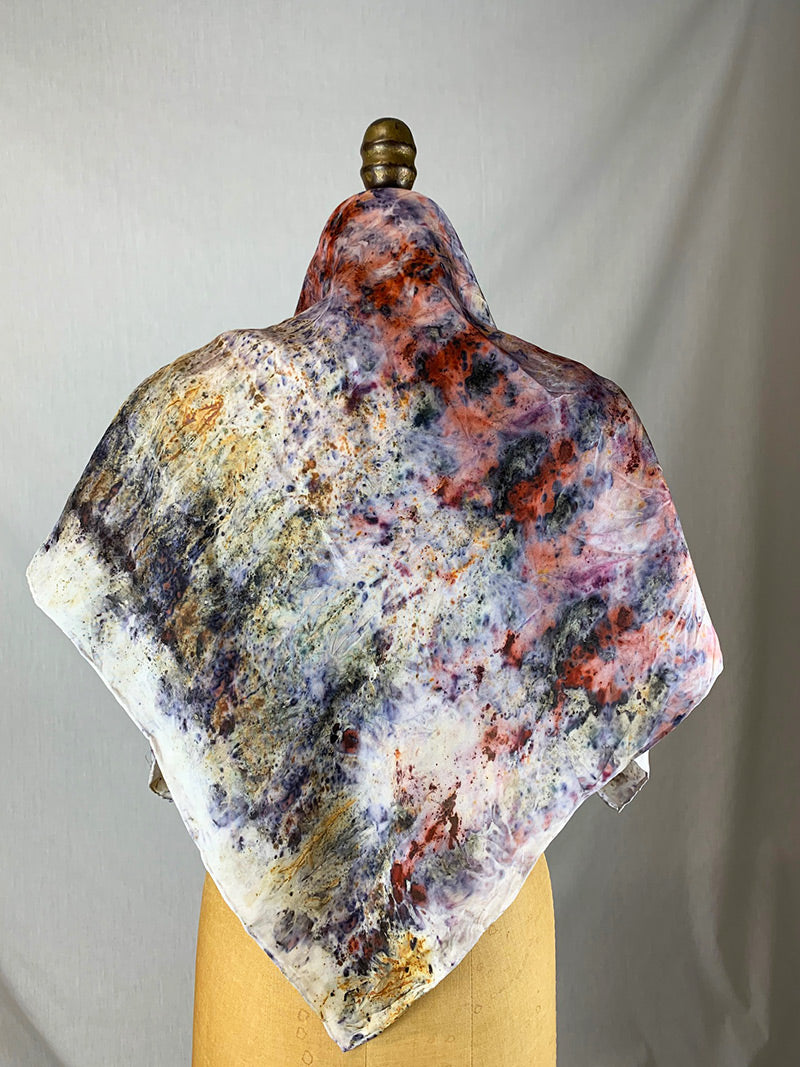 Botanically Dyed Silk - Laughing Flowers