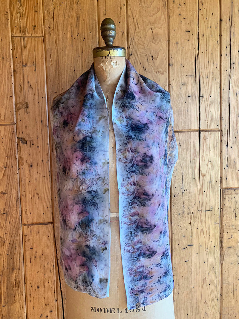 Plant Infused Silk Scarf - Shedding