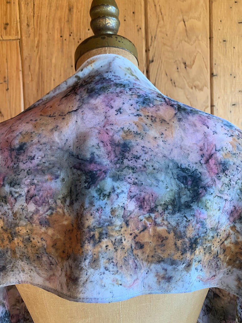 Plant Infused Silk Scarf - Shedding