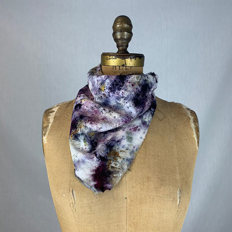 Raw Silk Bandana / Altar Cloth - Rest